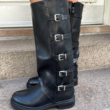 Luna Spænde Støvler - Sort