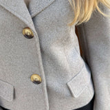 Mae Fitted Blazer - Beige - ByStenholt.dk
