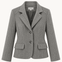 Mae Fitted Blazer - Grå - ByStenholt.dk