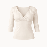Maebe Top + Aia Nederdel Sæt - Creme