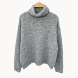 Maya Turtleneck Strik – Grå