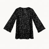 Merle Paillet Kjole - Sort - ByStenholt.dk