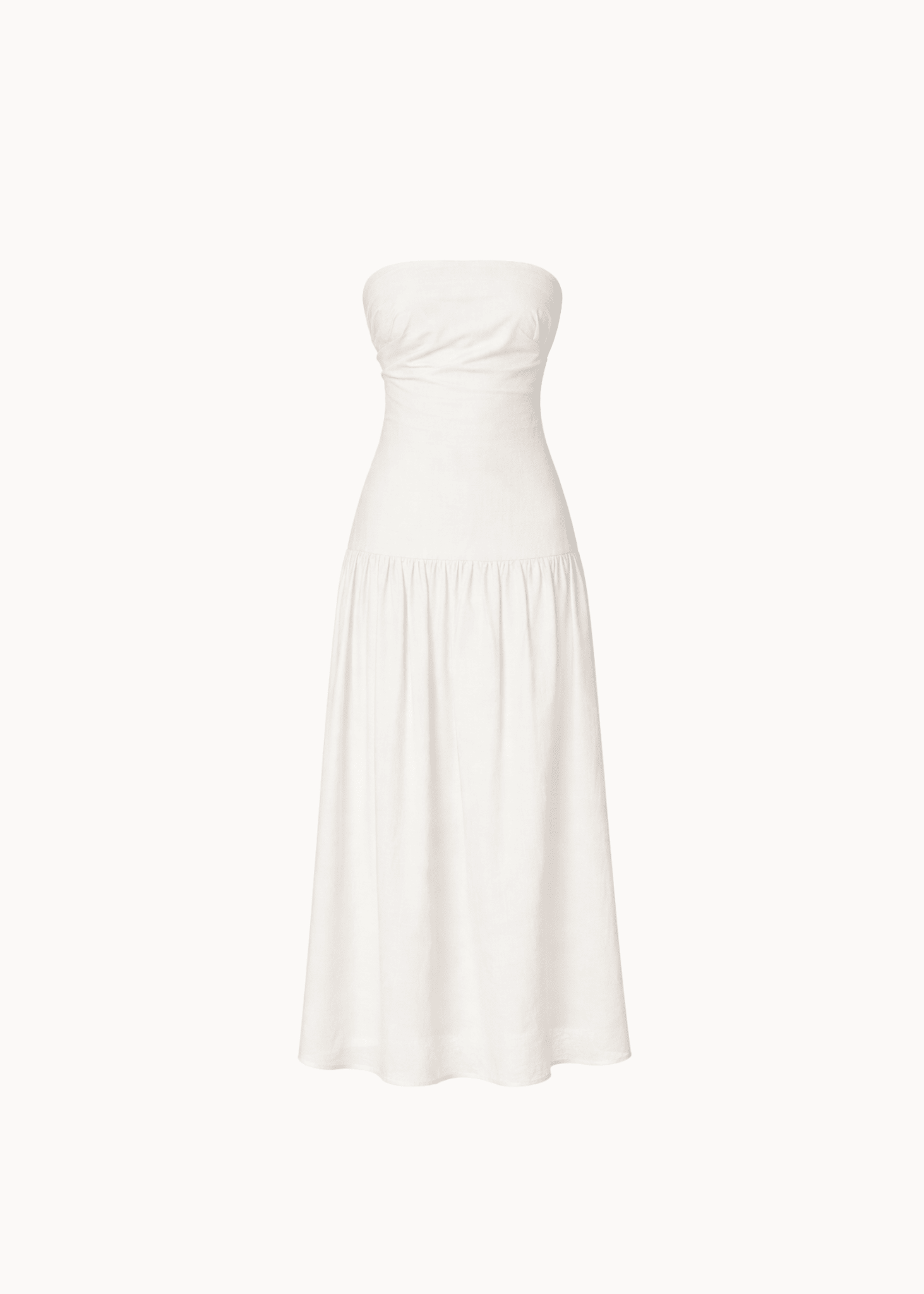 Mia Maxi Kjole - Hvid - ByStenholt.dk
