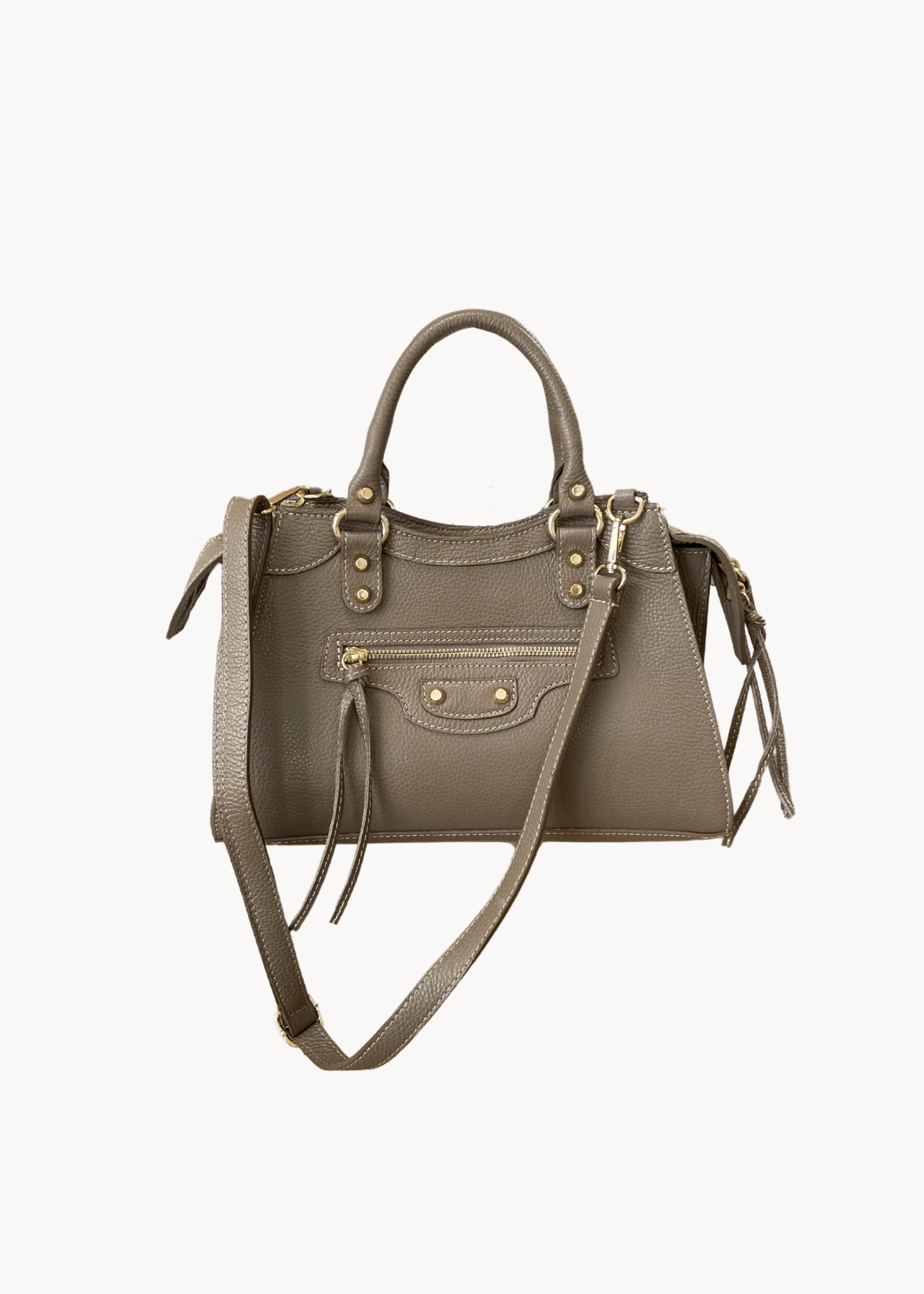 Milano Taske - Taupe - ByStenholt.dk