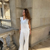 Mile Top - Hvid - ByStenholt.dk