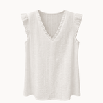 Mile Top - Hvid - ByStenholt.dk