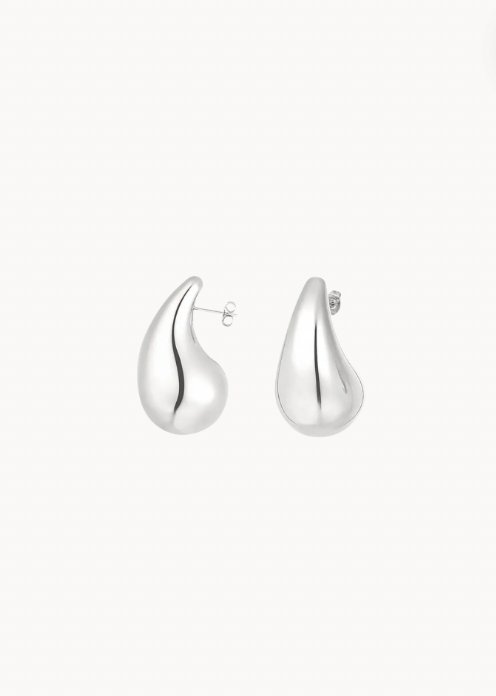 Mina Øreringe - Sølvbelagt - ByStenholt.dk