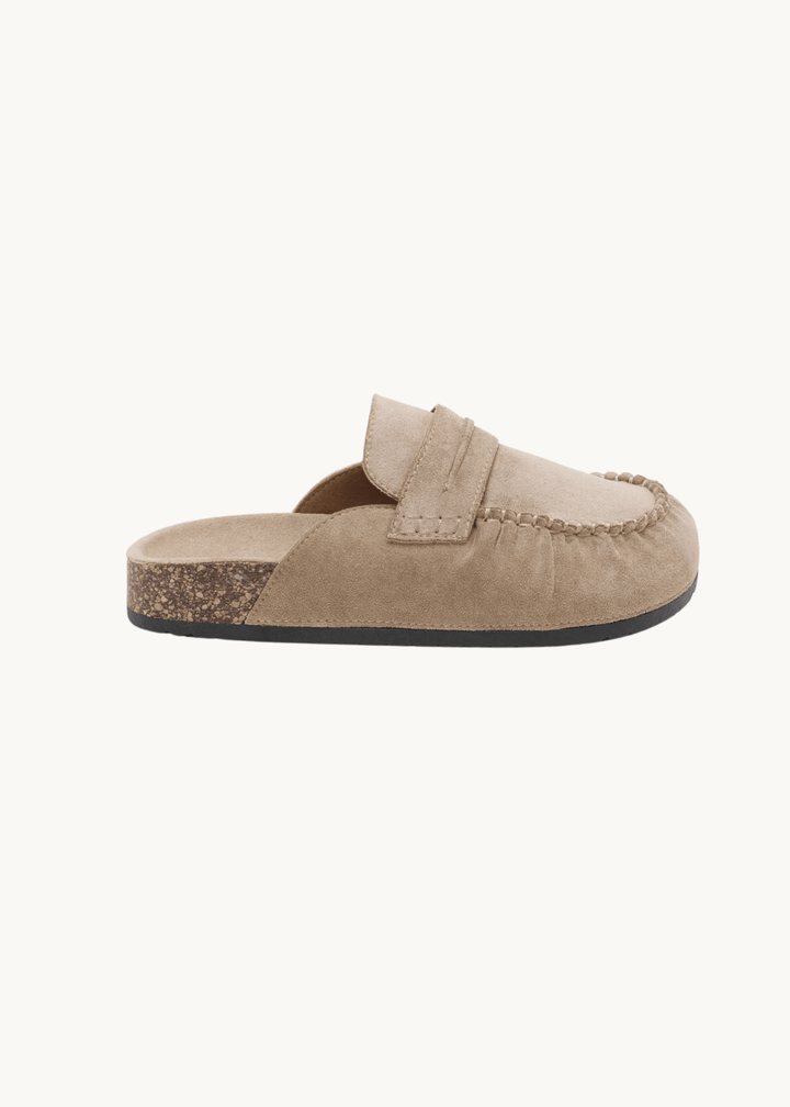 Mule Hjemmesko - Taupe - ByStenholt.dk