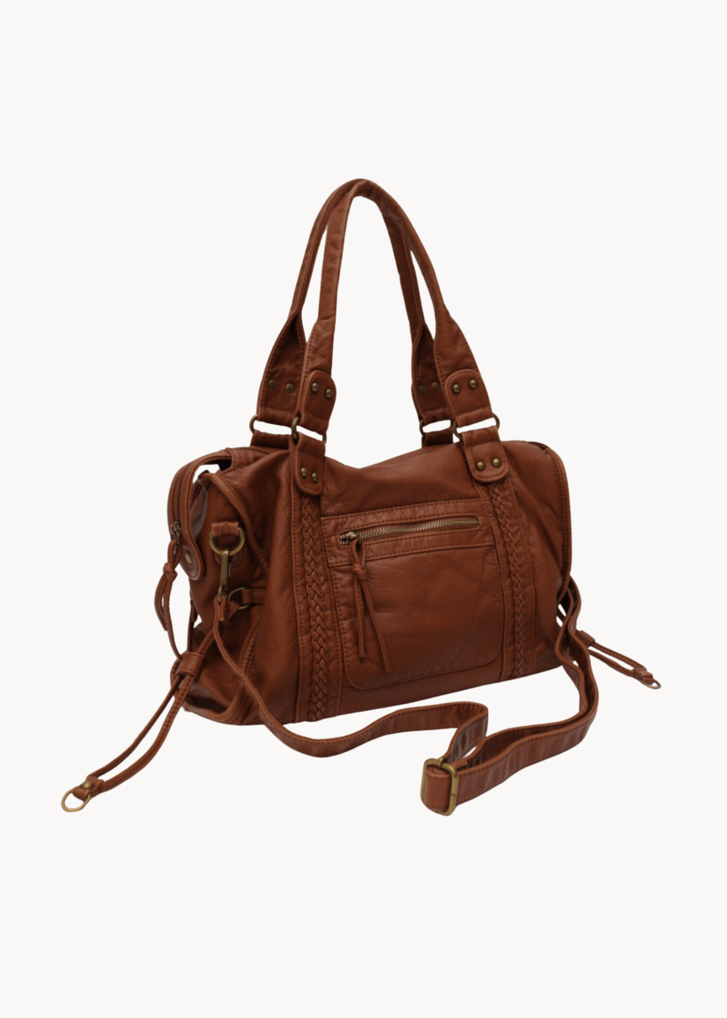 New York Taske - Camel - ByStenholt.dk