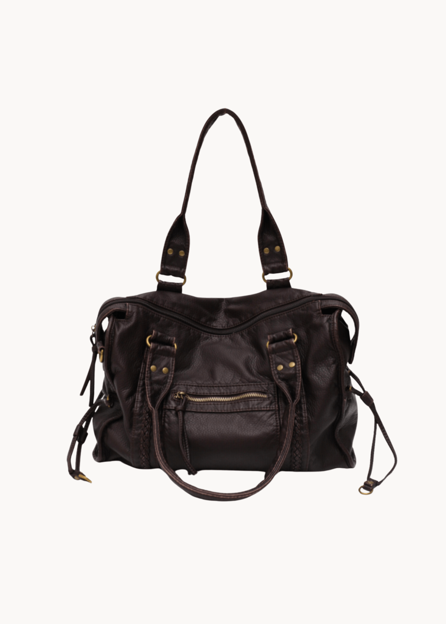 New York Taske - Mørkebrun - ByStenholt.dk