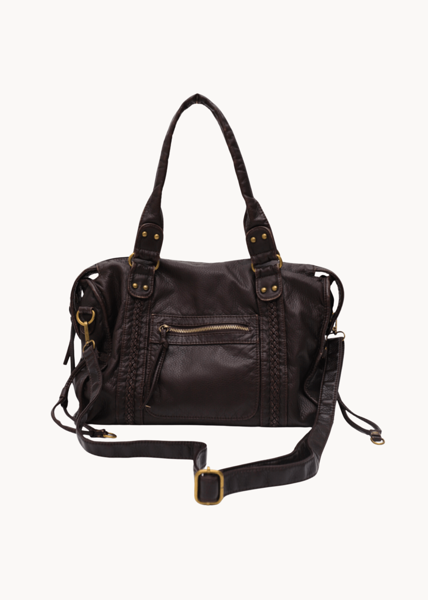 New York Taske - Mørkebrun - ByStenholt.dk