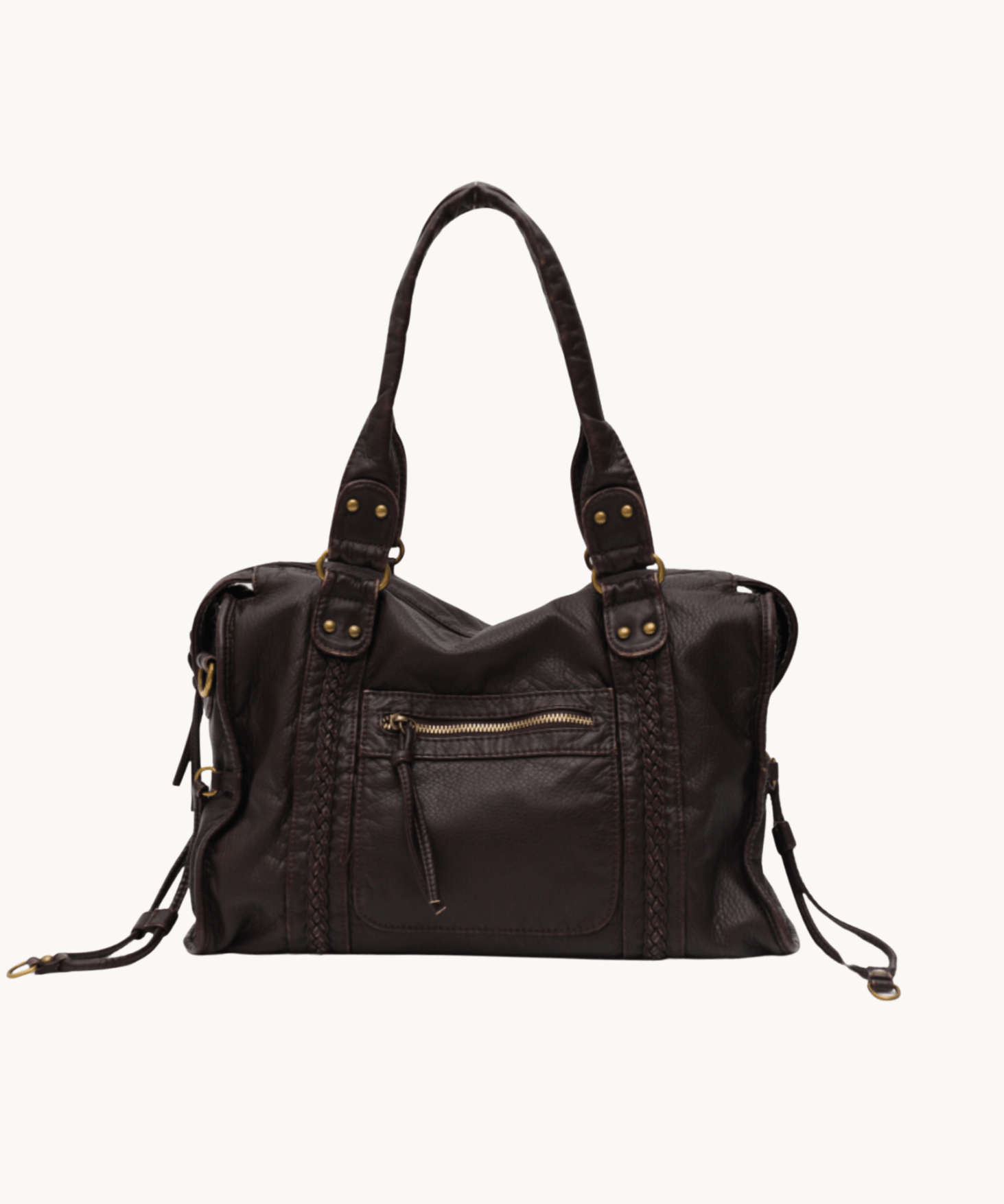 New York Taske - Mørkebrun - ByStenholt.dk