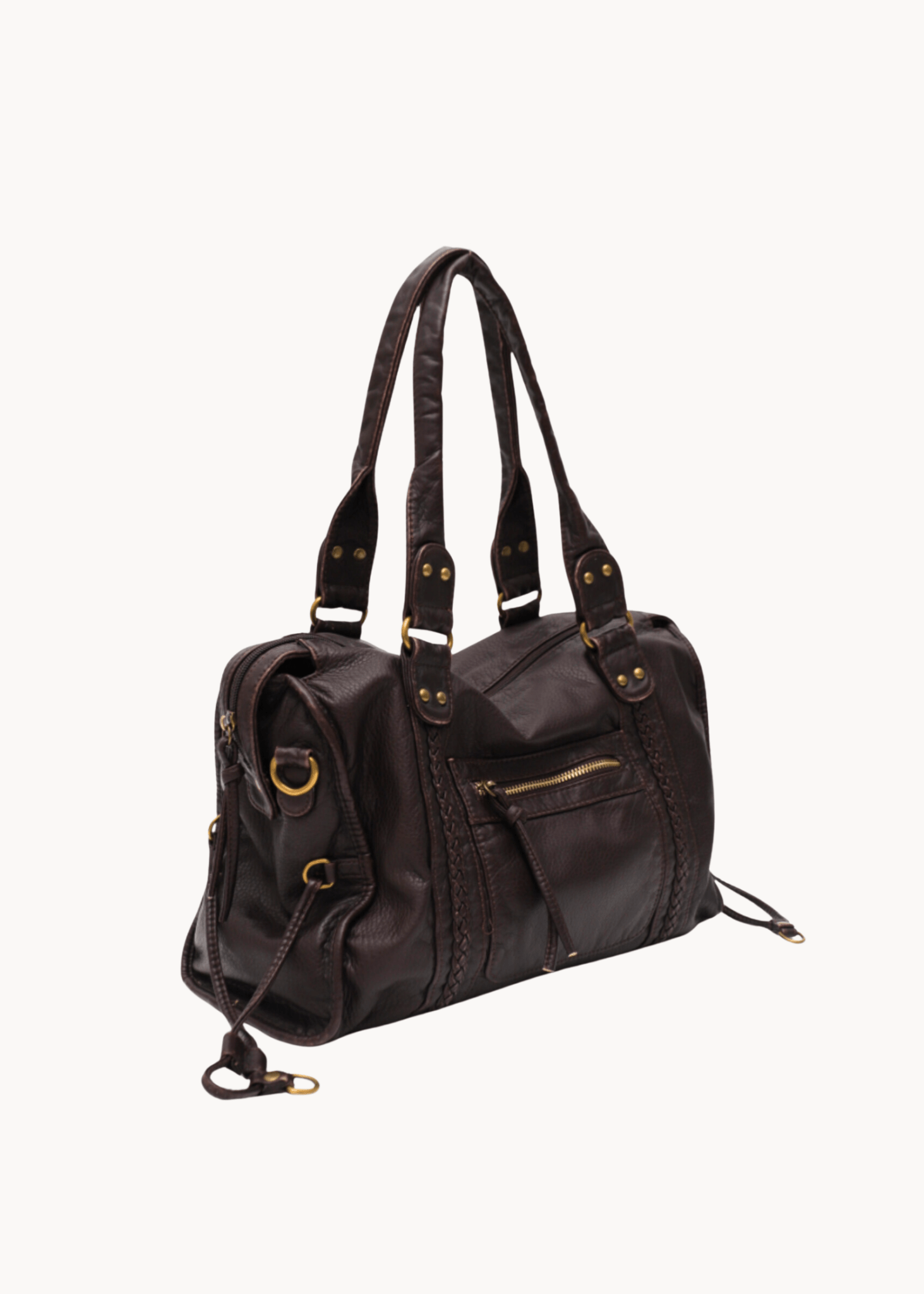 New York Taske - Mørkebrun - ByStenholt.dk