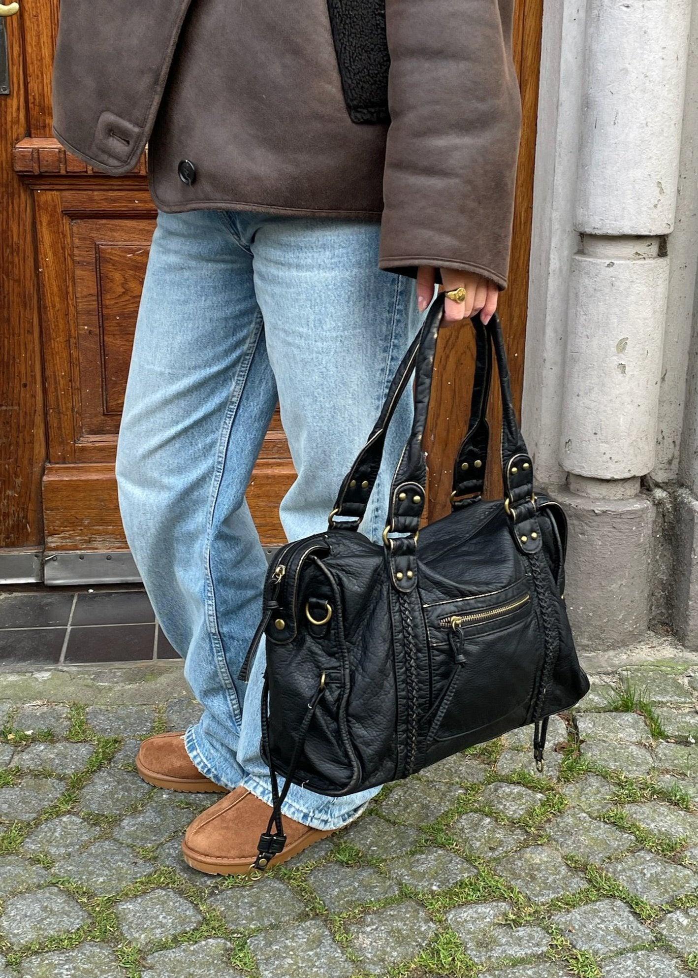 New York Taske - Sort - ByStenholt.dk