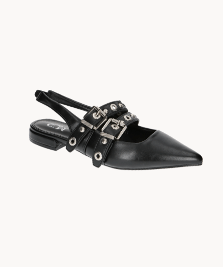 Noelia Slingbacks - Sort - ByStenholt.dk