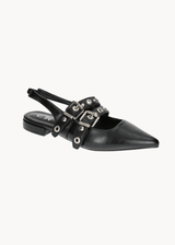 Noelia Slingbacks - Sort - ByStenholt.dk