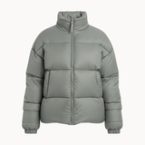 Nola Puffer Jakke - Mat Khaki