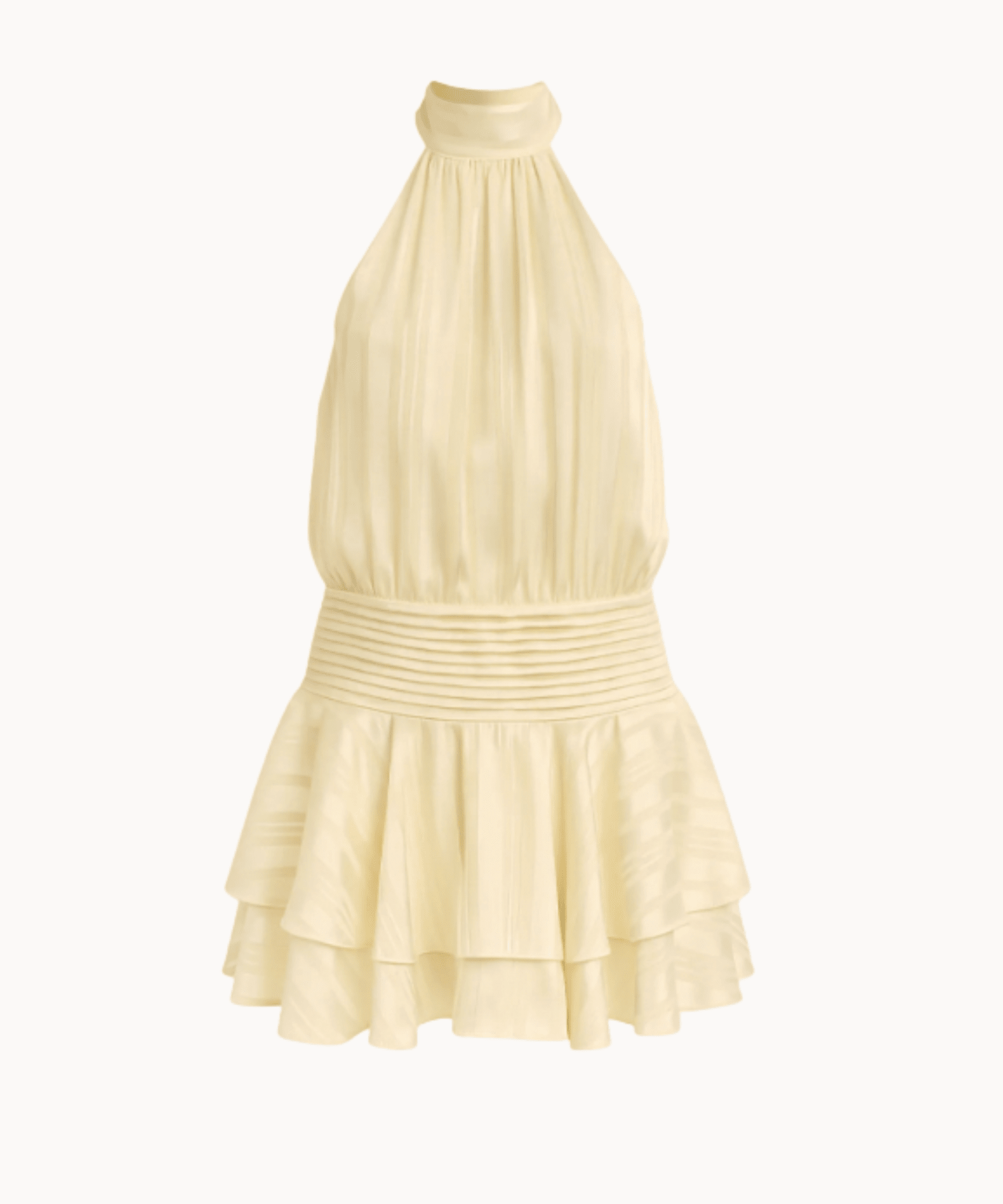 Nora Flair Mini Kjole - Gul - ByStenholt.dk