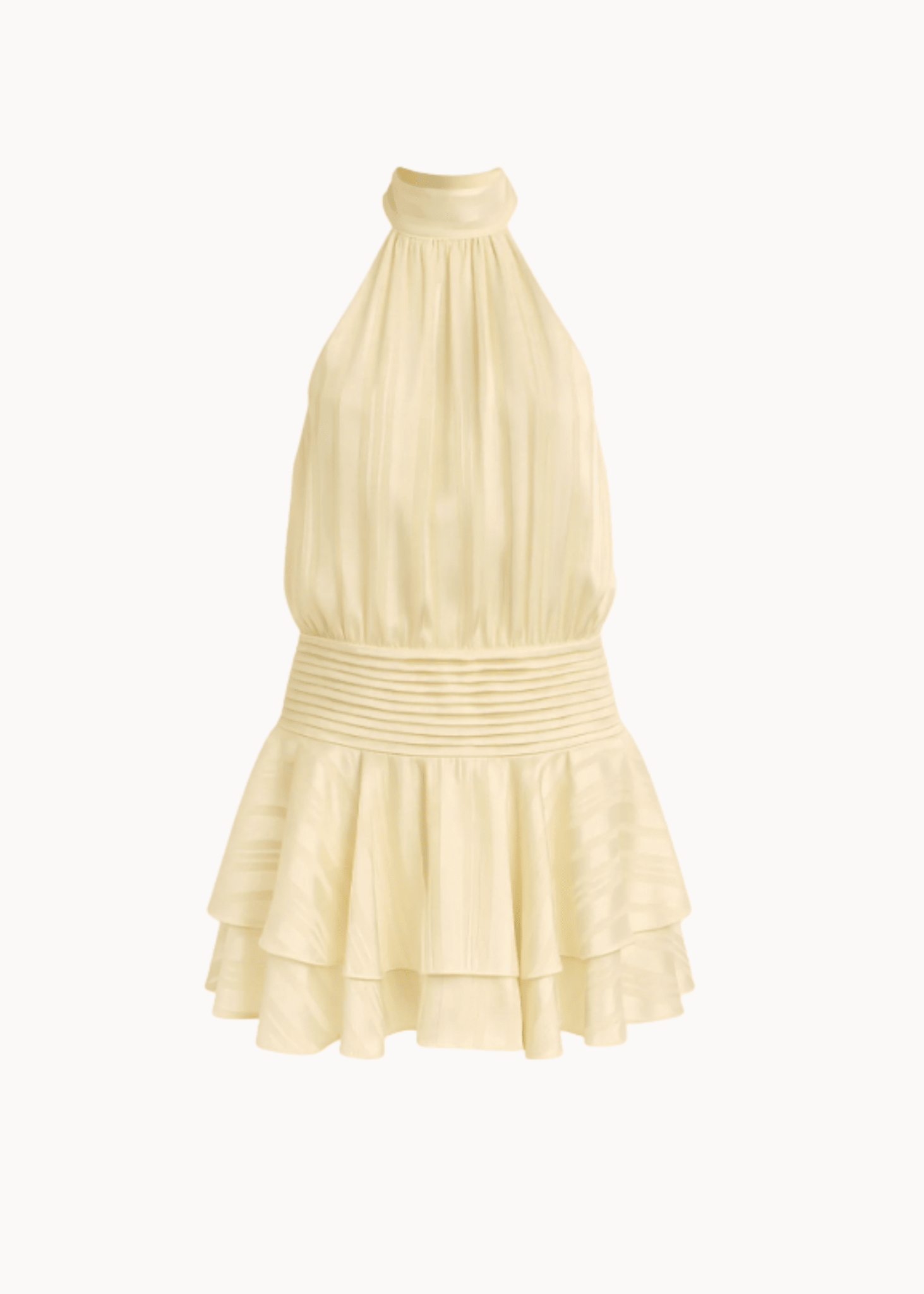 Nora Flair Mini Kjole - Gul - ByStenholt.dk