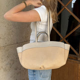 Nora Flettet Taske - Beige - ByStenholt.dk