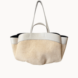 Nora Flettet Taske - Beige - ByStenholt.dk