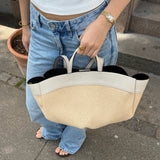 Nora Flettet Taske - Beige - ByStenholt.dk