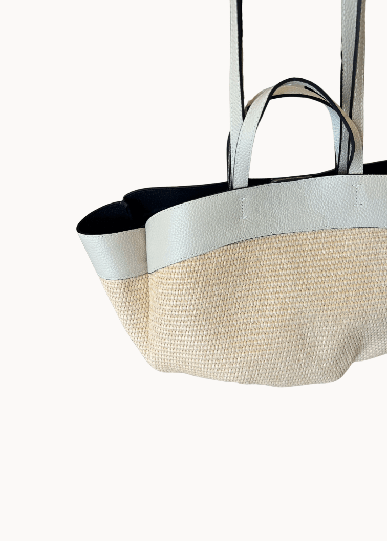 Nora Flettet Taske - Beige - ByStenholt.dk