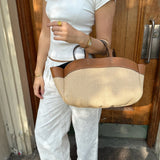 Nora Flettet Taske - Camel - ByStenholt.dk