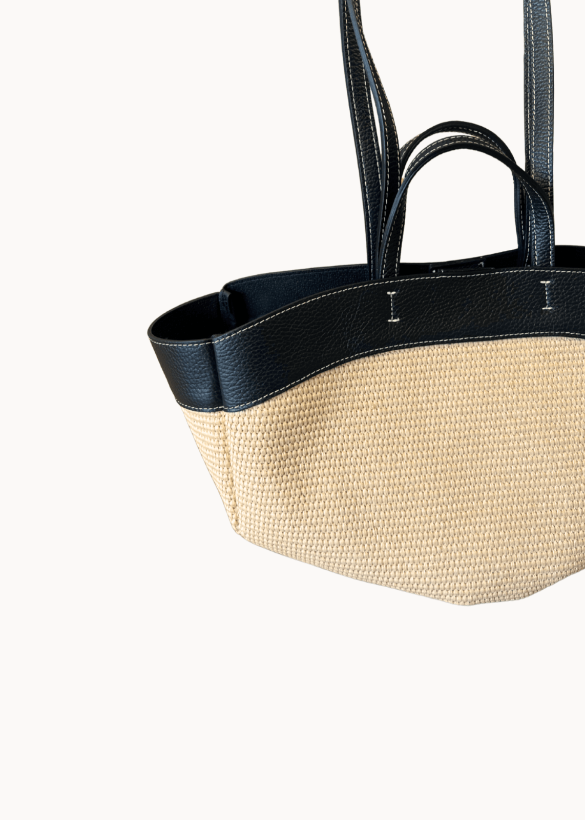 Nora Flettet Taske - Sort - ByStenholt.dk