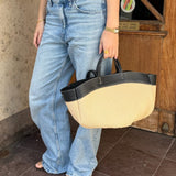 Nora Flettet Taske - Sort - ByStenholt.dk