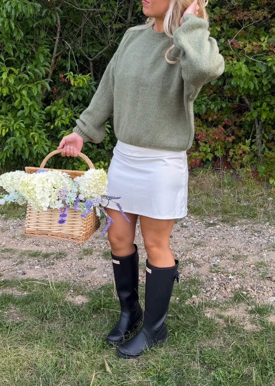 Nora Mini Nederdel - Hvid - ByStenholt.dk