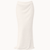 Norma Blonde Maxi Nederdel - Hvid - ByStenholt.dk