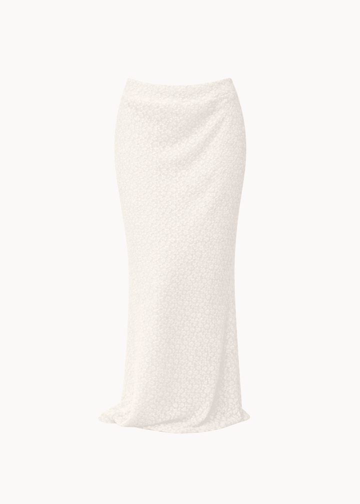 Norma Blonde Maxi Nederdel - Hvid - ByStenholt.dk
