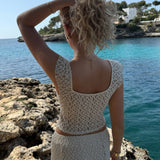 Norma Blonde Top - Beige