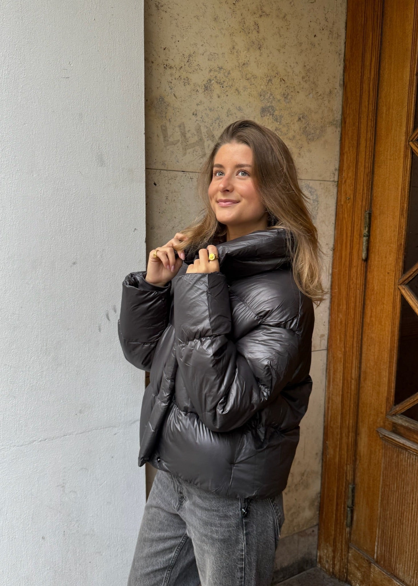 Nova Puffer Jakke - Grå - ByStenholt.dk