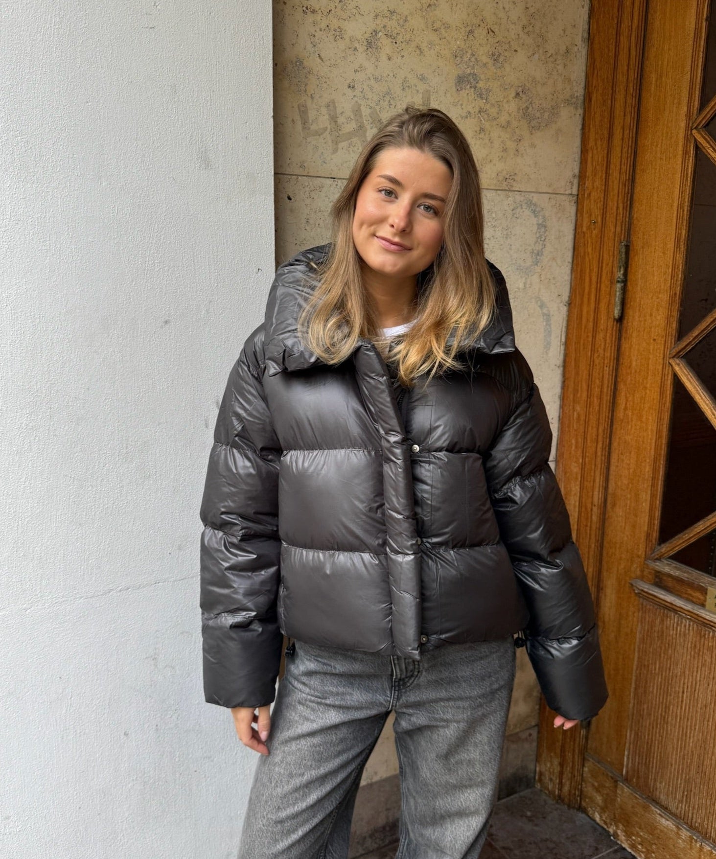 Nova Puffer Jakke - Grå - ByStenholt.dk