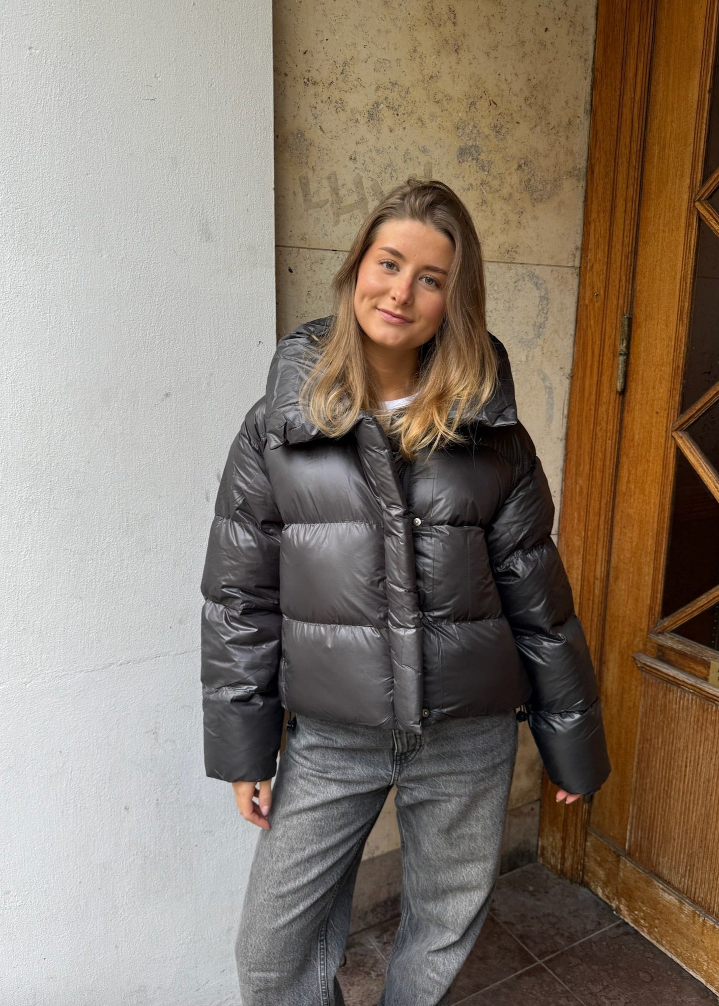 Nova Puffer Jakke - Grå - ByStenholt.dk