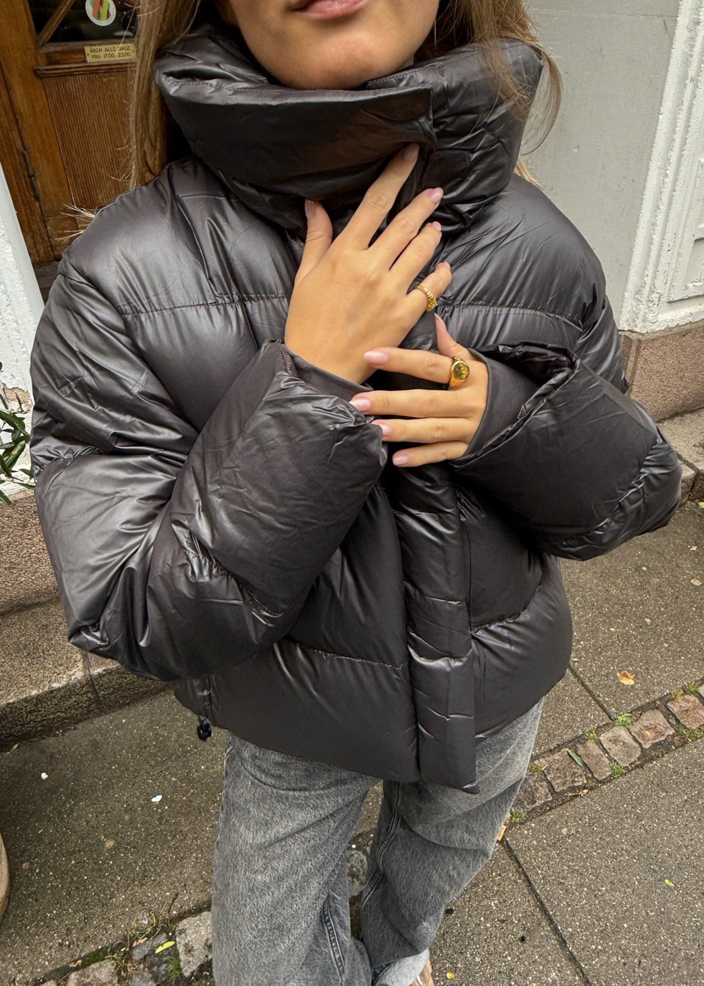 Nova Puffer Jakke - Grå - ByStenholt.dk