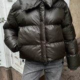 Nova Puffer Jakke - Khaki - ByStenholt.dk