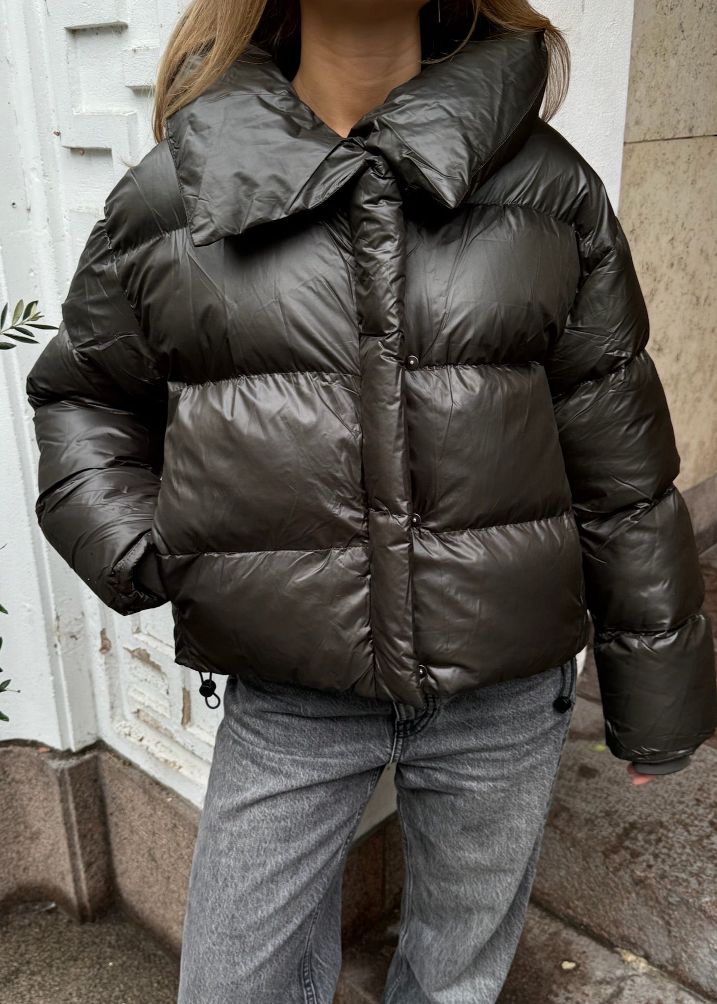 Nova Puffer Jakke - Khaki - ByStenholt.dk