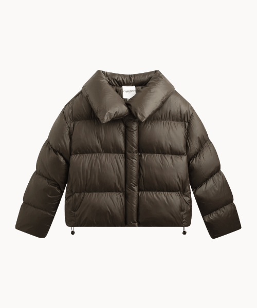 Nova Puffer Jakke - Mørkebrun - ByStenholt.dk