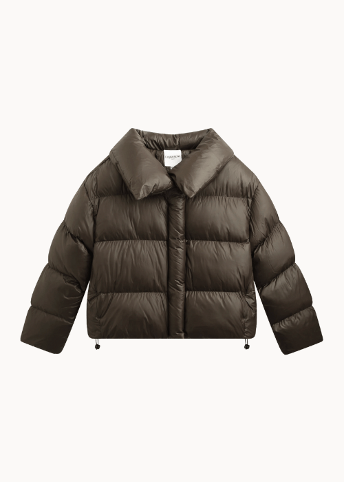 Nova Puffer Jakke - Mørkebrun - ByStenholt.dk