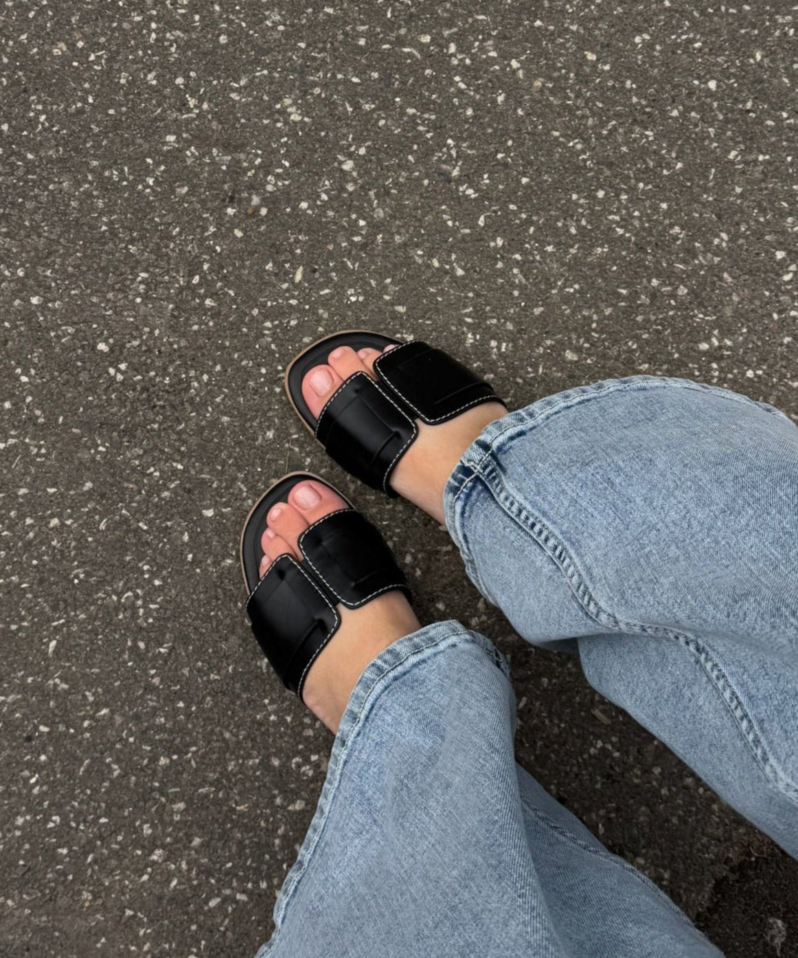 Nynne Sandaler - Sort - ByStenholt.dk