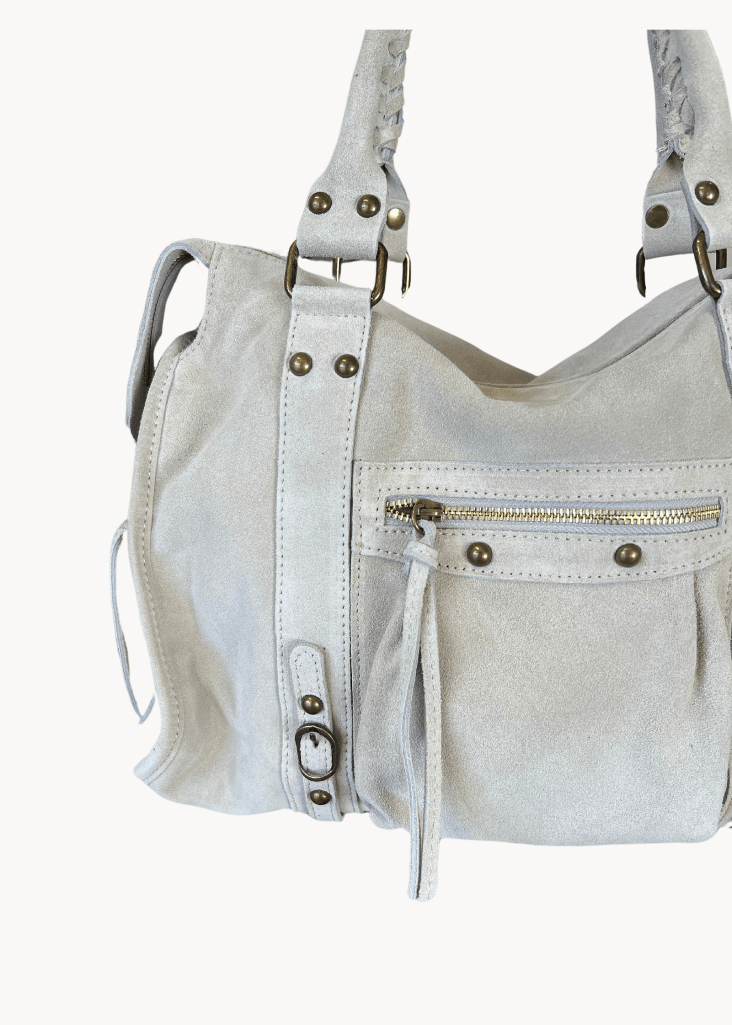 Paris Ruskind Taske - Beige - ByStenholt.dk