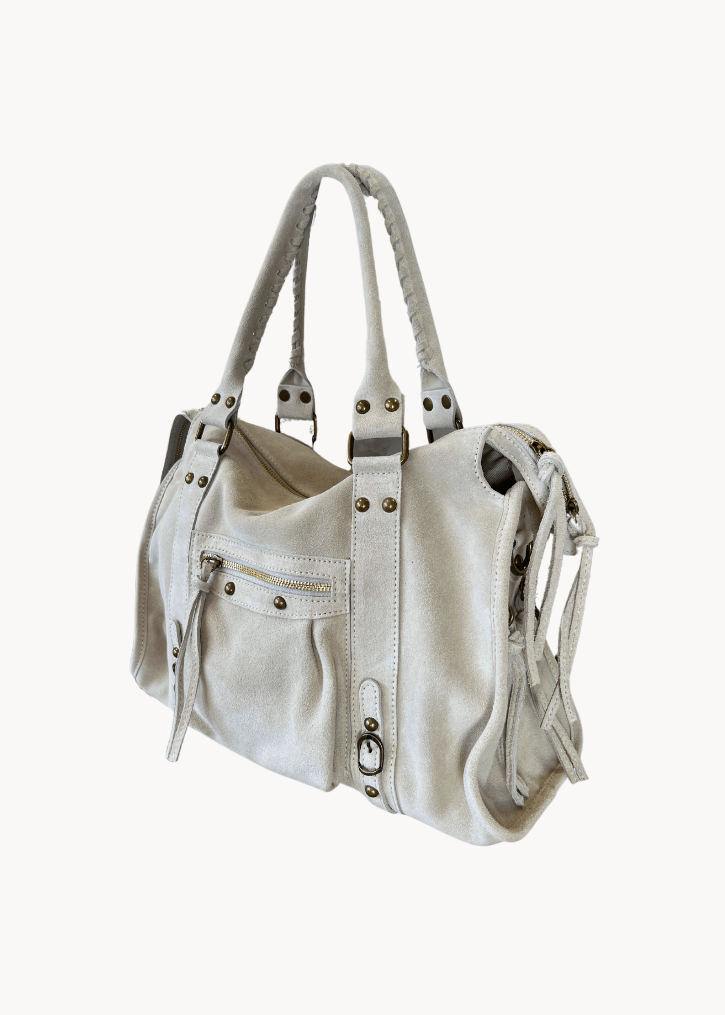 Paris Ruskind Taske - Beige - ByStenholt.dk