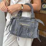 Paris Ruskind Taske - Grå - ByStenholt.dk