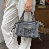 Paris Ruskind Taske - Grå - ByStenholt.dk