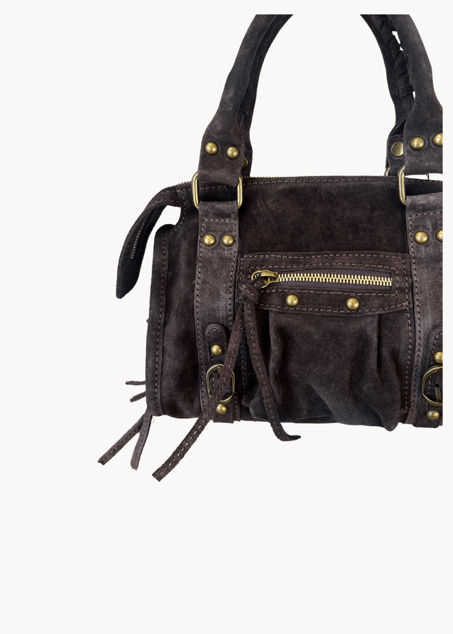 Paris Ruskind Taske - Mørkebrun - ByStenholt.dk