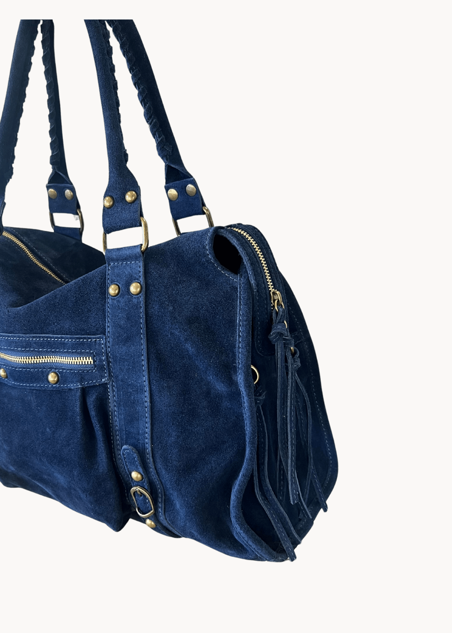 Paris Ruskind Taske - Navy - ByStenholt.dk