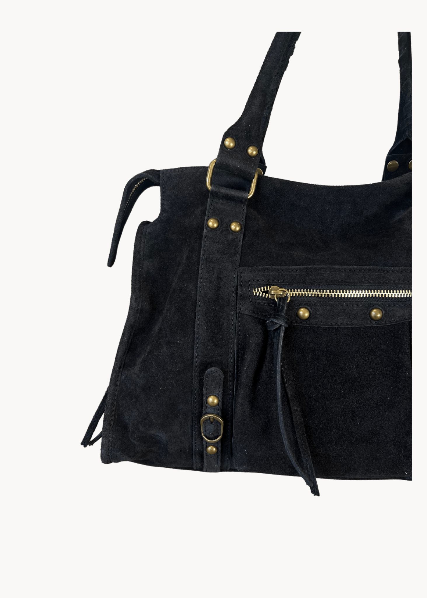 Paris Ruskind Taske - Sort - ByStenholt.dk